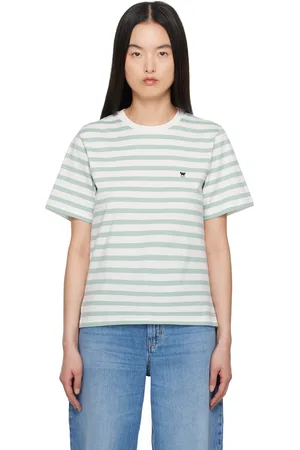 Max Mara Green & White Satrapo T-shirt