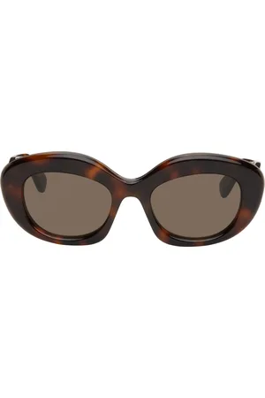 Loewe Brown & Black Curvy Sunglasses