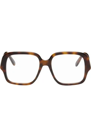 Loewe Brown Square Slim Glasses