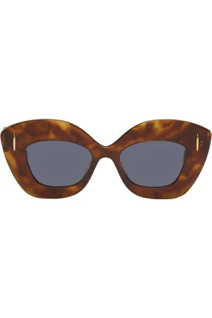 Loewe Brown Butterfly Screen Sunglasses