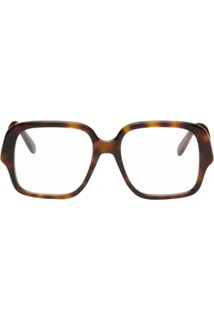 Loewe Brown Square Slim Glasses