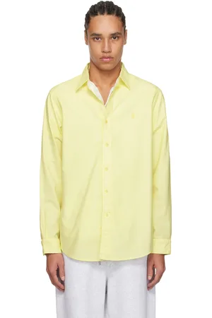 Ralph Lauren Yellow Classic Fit Mineral-Dyed Oxford Shirt