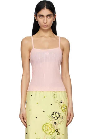 Maison Kitsuné Pink Baby Fox Patch Camisole