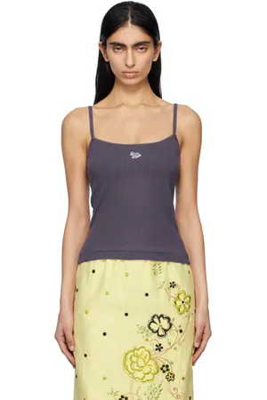 Maison Kitsuné Purple Baby Fox Patch Camisole