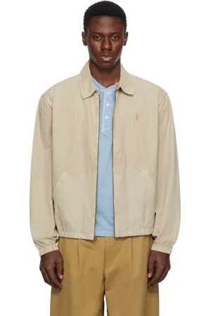 Ralph Lauren Beige Bayport Poplin Jacket