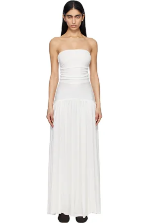 Staud White Mariana Maxi Dress