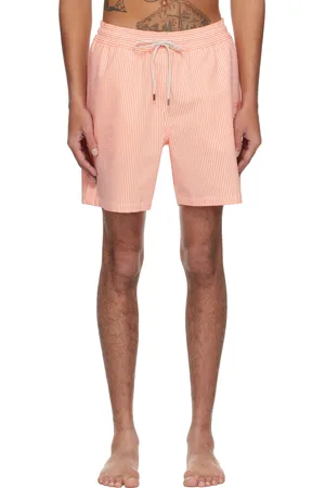 Ralph Lauren Orange & White Traveler Swim Shorts