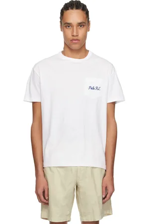 Ralph Lauren White Classic Fit Polo Bear Jersey T-shirt