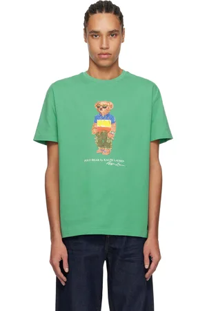 Ralph Lauren Green Classic Fit Polo Bear Jersey T-Shirt