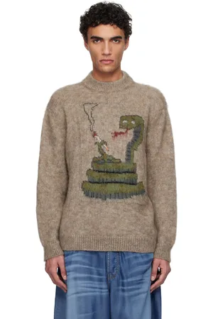 MAGLIANO Beige Biscia Knit Sweater