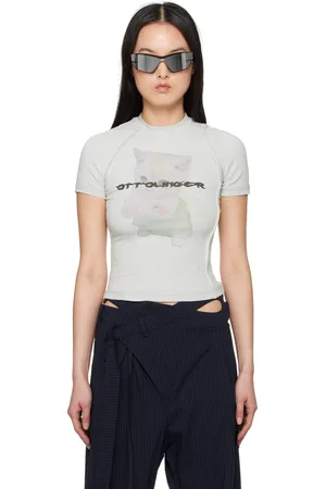 OTTOLINGER Gray Deconstructed T-shirt
