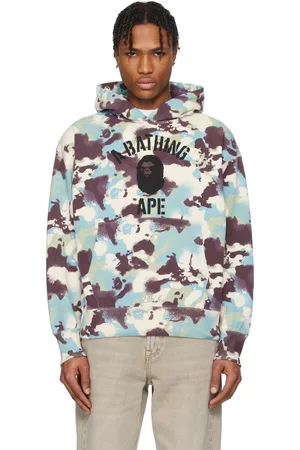 BAPE Multicolor Map Camo Pullover Hoodie