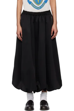 Pins & Needles Black Balloon Track Midi Skirt