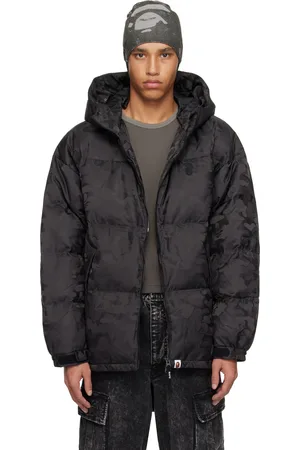 BAPE Solid Camo Jacquard Down Jacket