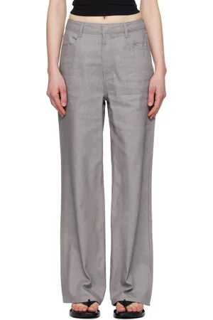 AMOMENTO Gray Four-Pocket Jeans