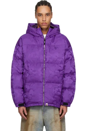 BAPE Solid Camo Jacquard Down Jacket