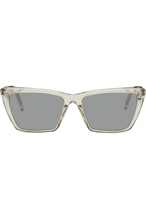 Saint Laurent Beige SL 737 Mica Thin Sunglasses