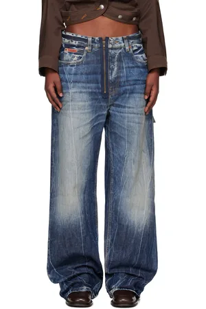 MARTINE ROSE Blue Casual Jeans