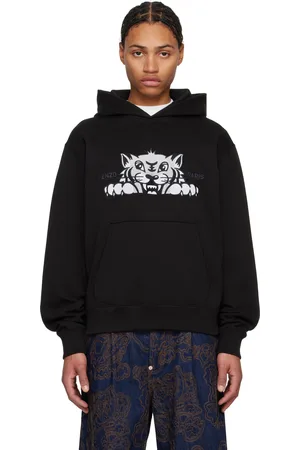 Kenzo Paris Happy Tiger Embroidered Hoodie
