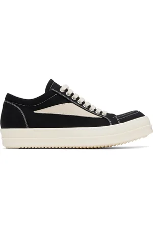 Rick Owens Black Hollywood Vintage Sneaks Sneakers