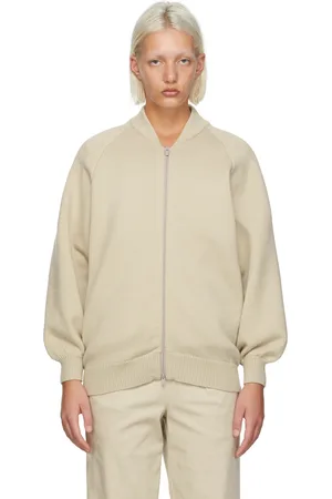 FEAR OF GOD Beige Knit Zip Jacket