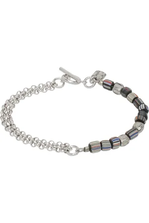 Paul Smith Silver Bead Mix Bracelet