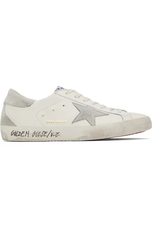 Golden Goose White Super-Star Classic Sneakers