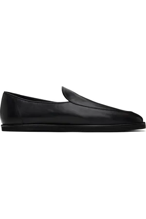 Auralee Soft Leather Slip-on Loafers