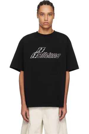 We11 Done Rhinestone Logo T-shirt