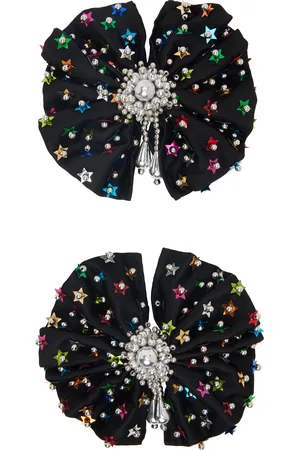 Chopova Lowena Black Rush Hair Bows