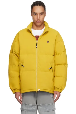 BAPE Yellow One Point Down Jacket