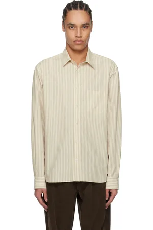 The Row Off-White & Green Ashford Shirt