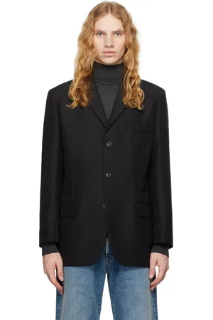 Maison Margiela Black Single-Breasted Blazer
