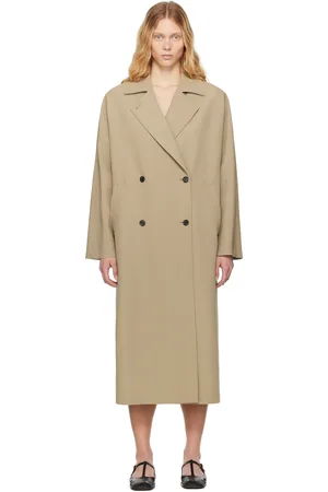 The Row Taupe Sable Coat