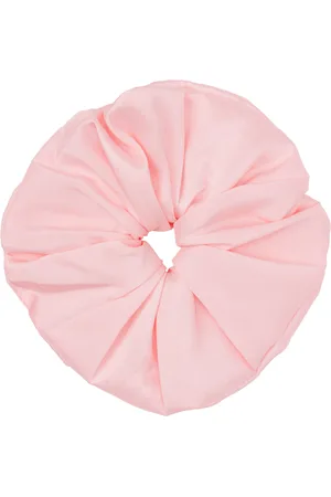 Hai Pink Dupion Frill Scrunchie