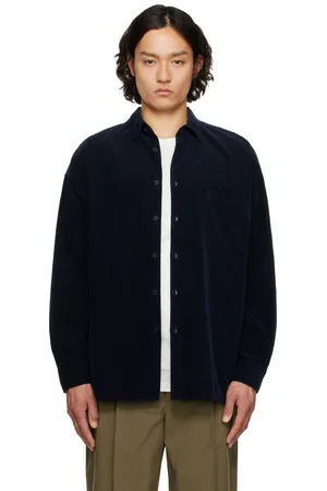 The Row Navy Lancaster Shirt