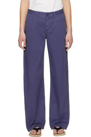 The Row Navy Eglitta Jeans