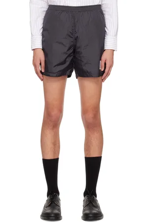 Thom Browne Gray Rugby Shorts