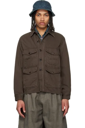 Ralph Lauren Brown Elmore Cruiser Denim Overshirt