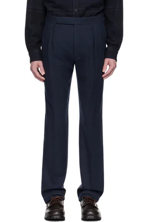 Ralph Lauren Herringbone Wool-Blend Suit Trousers