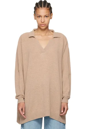Stella McCartney Beige V-Neck Sweater