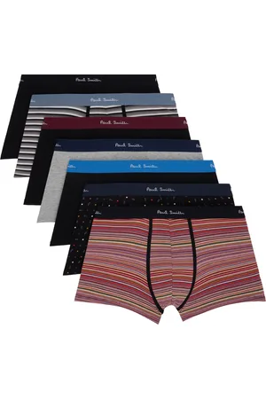 Paul Smith Seven-Pack Multicolor Signature Stripe & Pattern Boxer Briefs