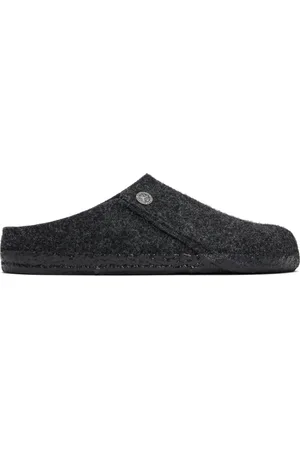 Birkenstock Gray Narrow Zermatt Slippers