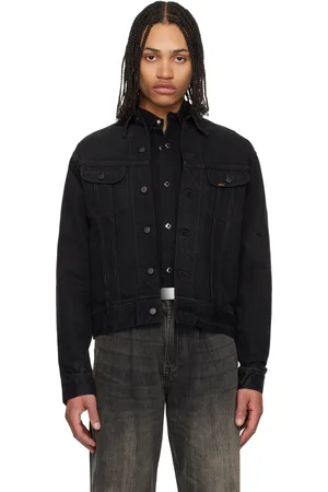 Ralph Lauren Black Worn-In Trucker Denim Jacket