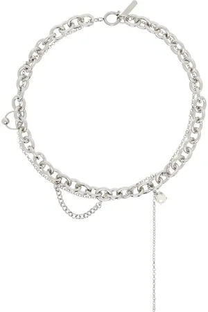 Justine Clenquet Silver Lucy Necklace