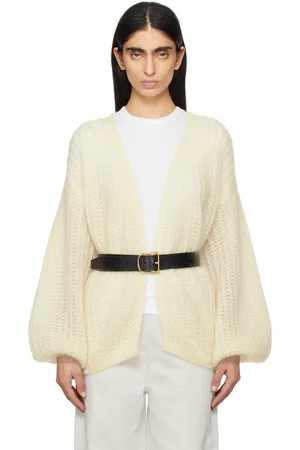 Totême Off-White Puffed Cardigan