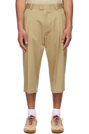 rice nine ten Three Quarter Chinos 2Tuck Shorts
