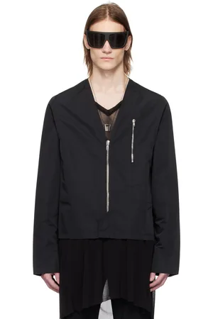 Rick Owens Black Hollywood V Safety Jacket
