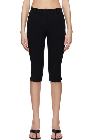 Totême Black Capri Trousers