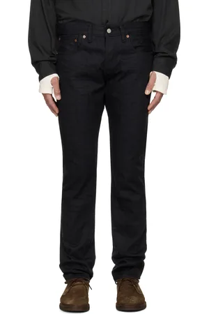 Ralph Lauren Black Slim Fit Selvedge Jeans